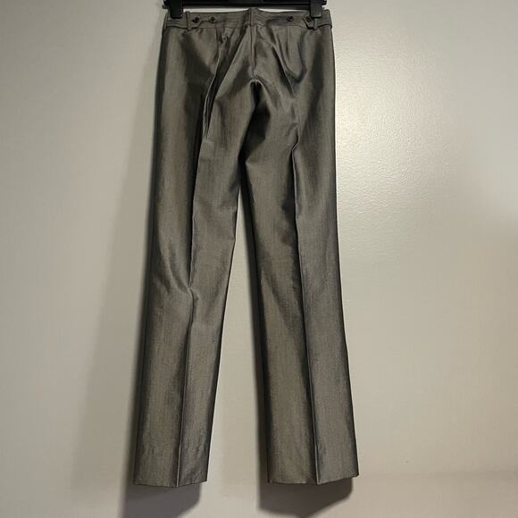 BCBGMAXAZRIA Gray Wool Trouser Dress Pants 6 - Picture 4 of 5